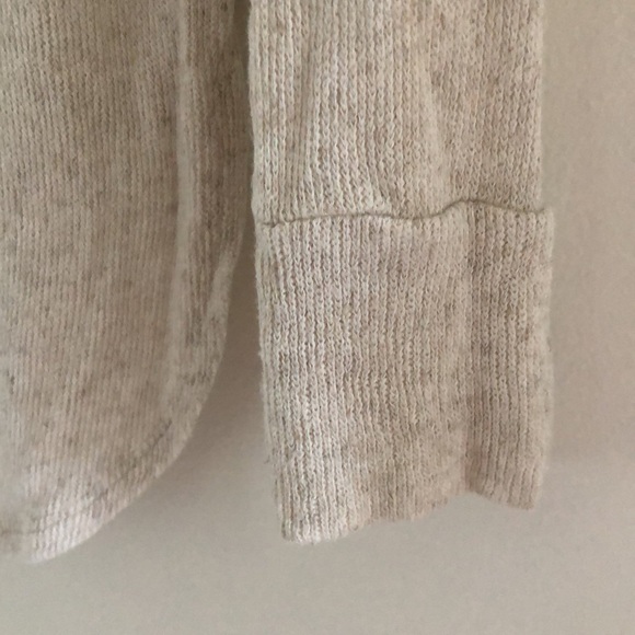 LNA Esperanza Lace-Up Pullover Sweater- Heather Colour - Picture 9 of 9